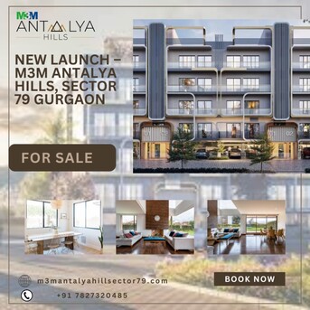 Gurgaon, Apartments/Houses, Furnished,  M3M Antalya Hills 2.5 BHK Price Sector 79 Gurgaon