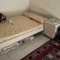 SAR 600,  IKEA Queen Size Bed With Mattress & 1 Side Table