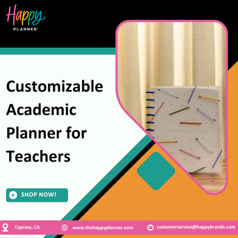 New York, Collectibles, USD 22,  Customizable Academic Planner For Teachers