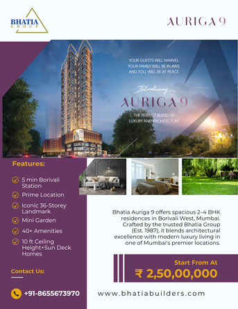 Mumbai, Real Estate, Auriga 9 | Premium Residential Project In Borivali West