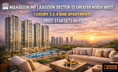 Lucknow, Real Estate, Mahagun My Laagoon Sector 12 &ndash; Premium Apartments ₹2.04 Cr*