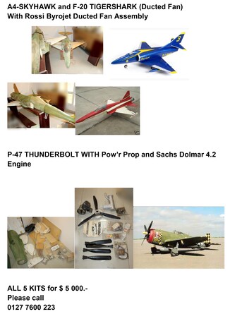 Madinaty, RC Hobby, US 5000,  5 BYRON ORIGINAL RC KITS IN THEIR FACTORY BOXES