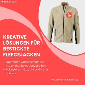 Berlin, Business, Kreative L?sungen F?r Bestickte Fleecejacken