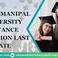 Sikkim Manipal University Distance Admission Last Date