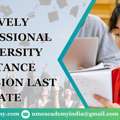 Lovely Professional University Distance Admission Last Date