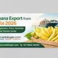 INR 46,  Banana Export From India 2026 | Top Exporters, Price, Varieties & Global Market Guide