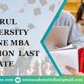 Parul University Online MBA  Admission  Last Date