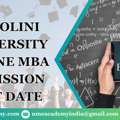 Shoolini University Online MBA  Admission Last Date