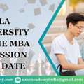 Gla University Online MBA Admission Last Date