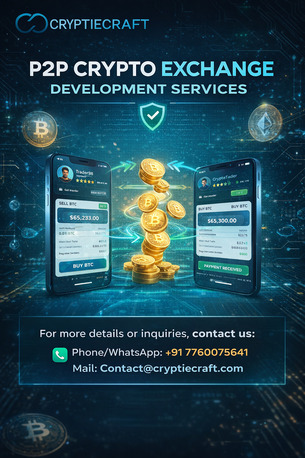 Mumbai, Software, Launch A Secure P2P Crypto Exchange Development Solution By Cryptiecraft