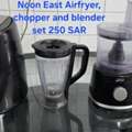 SAR 250,  Noon East Airfryer,Chopper And Blender
