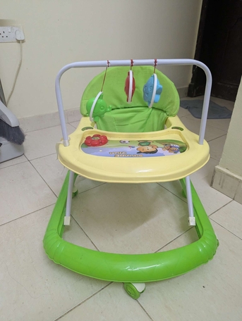 Gudaibiya, Baby & Kid Stuff, BHD 12,  Baby Walker (Music And Hanging Toys) And Adjustable Chair With Safety Belt