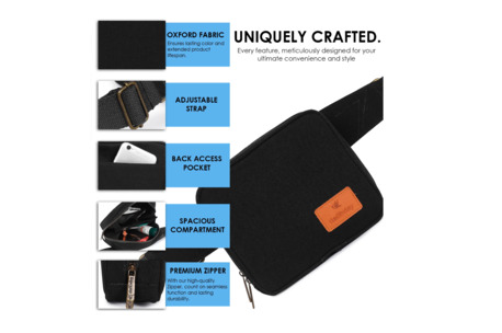 New Delhi, Clothing & Accessories, INR 1349,  Want The Best Sling Bag For Men And Women That Feels Light And Stylish?