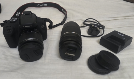 Khobar, Electronics, SAR 1400,  Slightly Used - Canon EOS 4000D (NIS) DSLR Camera