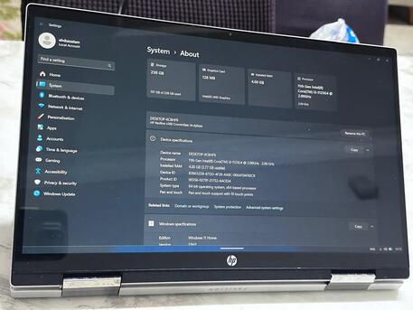 Jubail, Computers, SAR 1200,  HP Pavilion X360 Convertible I3 4gb RAM 256GB SSD (Touch Screen) 11th Generation
