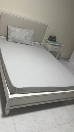 Jeddah, Household Items, SAR 1050,  Pottery Barn Bed And Mattress And Side Table In Great Condition