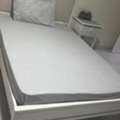 SAR 1050,  Pottery Barn Bed And Mattress And Side Table In Great Condition