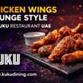 Chicken Wings Lounge Style At Kuku Restaurant UAE