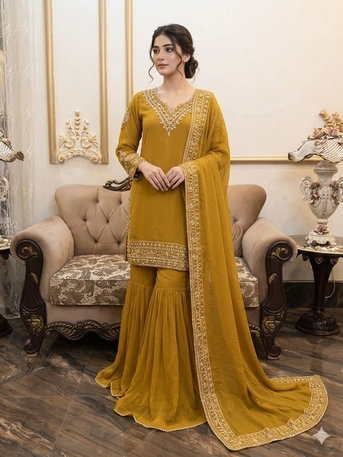 Thuqbah, Clothing & Accessories, SAR 245,  Ready To Wear Chiffon Gharara