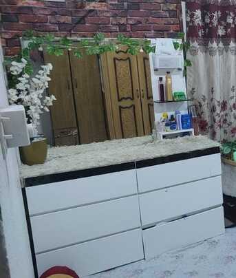 Jubail, Furniture, SAR 800,  Furniture- White Dressing Table + 2 Almara - 6 Doors