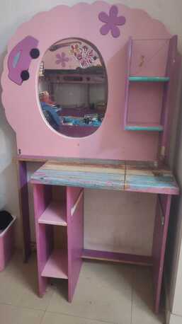 Jubail, Furniture, SAR 800,  Furniture- White Dressing Table + 2 Almara - 6 Doors