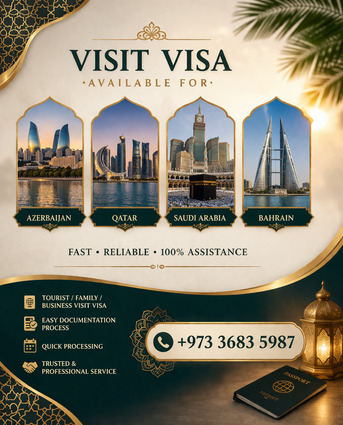 Dubai, Travel, Tourist Visit Visa For Azerbaijan Saudi Bahrain
