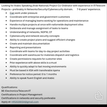 Riyadh, Jobs, IT Project Manager
