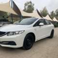 SAR 32000,  Honda Civic,  2015,  Automatic,  279000 KM,    White Very Clean Interiror & Exterior