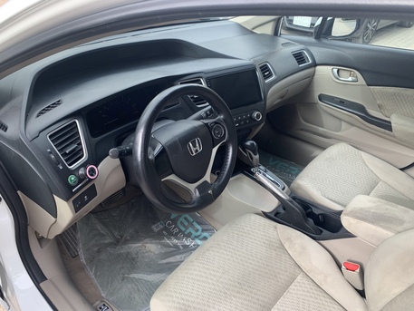 Riyadh, Vehicles, Cars & Trucks , SAR 32000,  Honda Civic,  2015,  Automatic,  279000 KM,    White Very Clean Interiror & Exterior