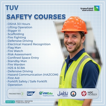 Dammam, Lessons Offered, Get Certified. Get Hired - TUV Training Institute