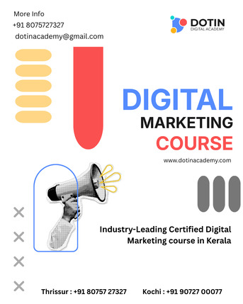 Kerala, Education, Best Digital Marketing Course In Kerala | Certified Training At Dotin Digital Academy