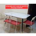 BHD 30,  ✅️Dining Table With Chairs For Sale In Good Condition With Delivery