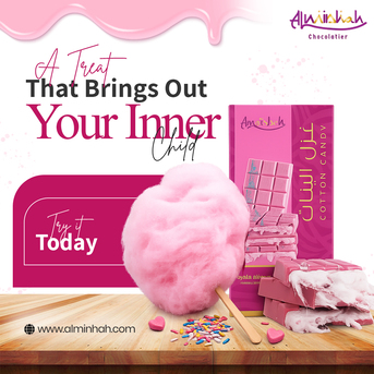 Dubai, Food, AED 29,  Indulge In Premium Cotton Candy White Chocolate &ndash; A Sweet Nostalgic Treat