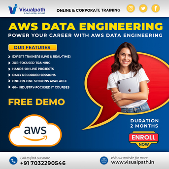 Hyderabad, Education, AWS Data Engineer Online Course | Training In Chennai