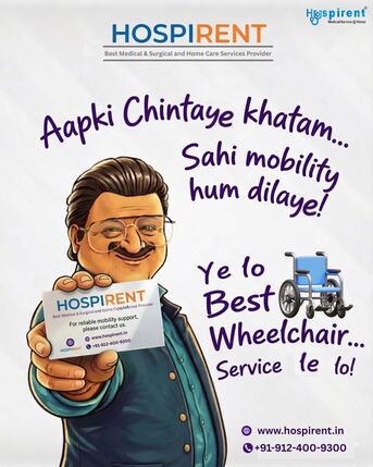 New Delhi, Elder Care, Wheelchair On Rent In Delhi At Best Price From Hospirent