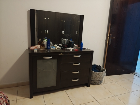 Khobar, Furniture, SAR 1000,  King Size Cot And Mattress, Wardobe, Makeup Mirror Stand