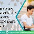 Suresh Gyan Vihar University Distance Admission Last Date
