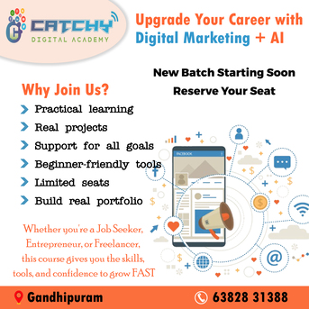 Chennai, Education, CATCHY DIGITAL ACADEMY-Best Digital Marketing Institute In Coimbatore