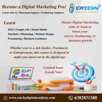 Chennai, Education, CATCHY DIGITAL ACADEMY-Best Digital Marketing Institute In Coimbatore