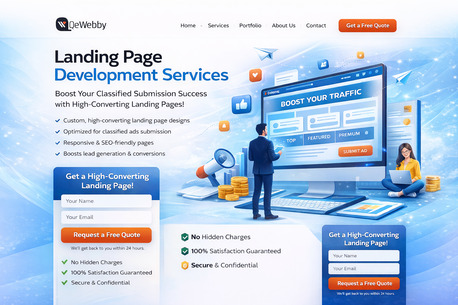 New York, Web Design & Development, High-Converting Landing Page Development Services | Boost Leads Fast