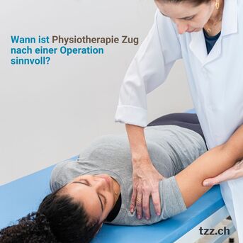 Zurich, Health, Wann Ist Physiotherapie Zug Nach Einer Operation Sinnvoll?