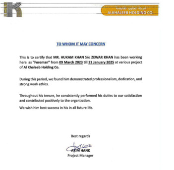 Riyadh, Job Seekers, Civil Foreman With 5 Years Of Experience In NEOM