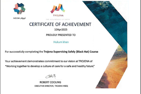 Riyadh, Job Seekers, Civil Foreman With 5 Years Of Experience In NEOM