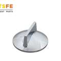 USD 36,  Imperial 2720-1 Chrome Metal Knob 2" DIA, Mount .240", 5/16" Protrusion