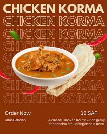 Khobar, Food, SAR 18,  Homemade Food - Chicken Korma Available