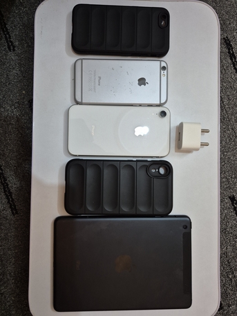 Riyadh, Mobile Phones, SAR 1450,  ???? IPad Mini 32GB + IPhone XR 64GB + IPhone 6 32GB Apple Accessories Included ????????