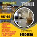 BHD 165/month,  Furnished,  Studio,  New Furnished Studio Flat For Rent In Tubli With Ewa BD165