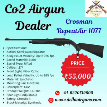 Laxmi Nagar, Sporting Goods, INR 55000,  Top Co2 Airgun Dealer Delhi Air Gun ₹55,000