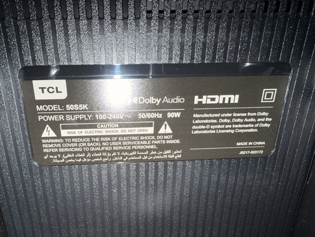 Al Andalus, Appliances, SAR 900,  New QLED TV 50 Inch TCL Brand