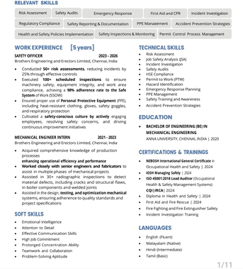 Jeddah, Job Seekers, NEBOSH Certified Safety Officer With Mechanical Engineering Background Seeking Job